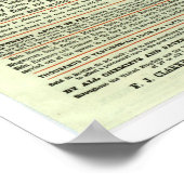  Clarkes Bloedzuiveringsreclame Poster (Hoek)