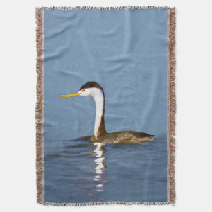 Clark's Grebe Painting - Oorspronkelijke vogelkuns Deken