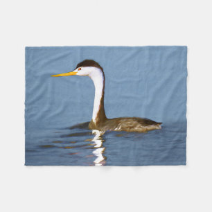 Clark's Grebe Painting - Oorspronkelijke vogelkuns Fleece Deken