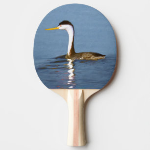 Clark's Grebe Painting - Oorspronkelijke vogelkuns Tafeltennisbatje