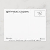 Clark's Nutkraker Briefkaart (Achterkant)