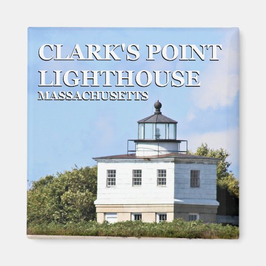 Clark's vuurtoren, Massachusetts Magnet Magneet (Voorkant)