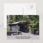 Clarkson Covered Bridge Alabama Briefkaart (Voorkant / Achterkant)