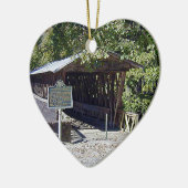 Clarkson Covered Bridge Alabama Keramisch Ornament (Links)