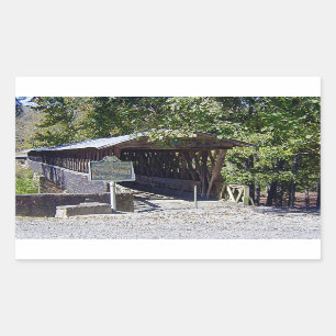 Clarkson Covered Bridge Alabama Rechthoekige Sticker
