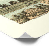 Clarksville, TN Panoramic Map - 1870 Poster (Hoek)