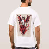 Clash infernal : Devil Angel T-Shirt Designs" (Dos)