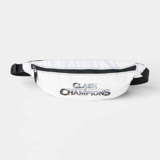 Clash of Champions Metallic 3D Typografie Print Cu Heuptasje