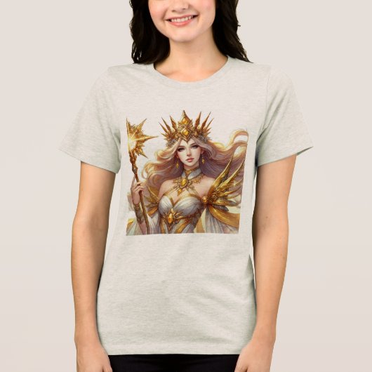 Clash Queen Tri-Blend Shirt (Voorkant)