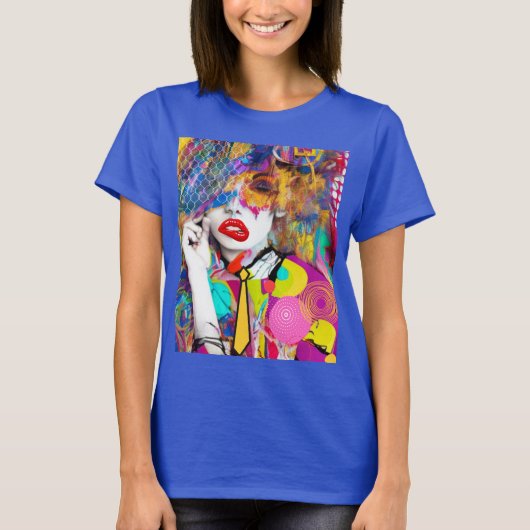 Clashy Lady T-shirt (Voorkant)