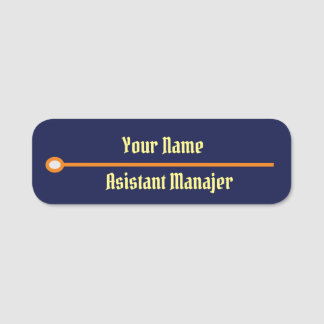 clasik name tage for company naamplaatje