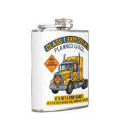 Class 1 Explosives Trucker Gift | Funny ADR Hazard Heupfles (Rechts)