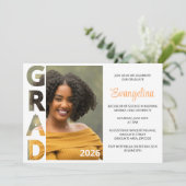 Class 2026 BSN Nursing Graduate Party Invitation (Staand voorkant)