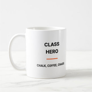 Class Hero Chalk Coffee Chaos Tasse Koffiemok