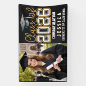Class of 2025 Graduation Personalized  Spandoek (Verticaal)