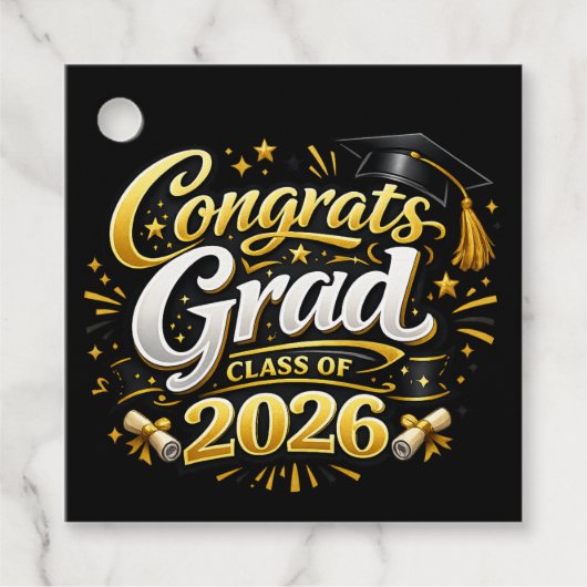 Class of 2026 bedankjes labels (Voorkant)