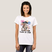 Class Of 2026 Cat Lover T-shirt (Voorkant volledig)