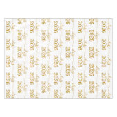 Class of 2026 Elegant Gold Script  Tafelkleed (Voorkant (Horizontaal))