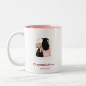 Class of 2026 Floral Graduation Mug – Elegant Keep (Gauche)
