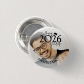 Class Of 2026 Graduate | Photo Graduation Ronde Button 3,2 Cm (Voorkant /achterkant)