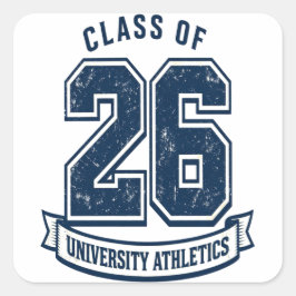 Class of 2026 – Graduate Pride College Vierkante Sticker