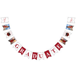Class of 2026 Graduation Banner in Red and White 