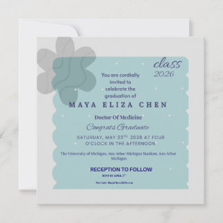 Class of 2026 Graduation Party Invitation | Modern