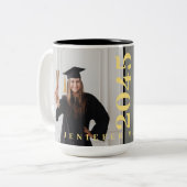 Class of 2026 graduation  Two-Tone coffee mug (Devant gauche)