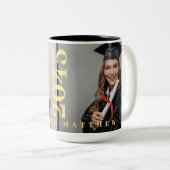 Class of 2026 graduation  Two-Tone coffee mug (Devant droit)