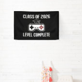 Class Of 2026 Level Complete Gaming Graduation Spandoek (Insitu)