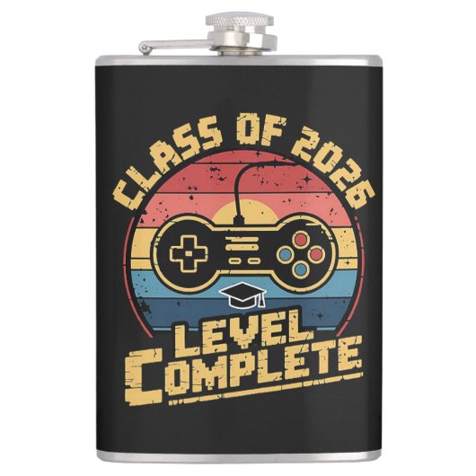 Class Of 2026 Level Complete Heupfles (Voorkant)