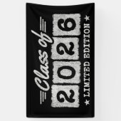 Class of 2026 Limited Edition Graduation Quote Spandoek (Verticaal)