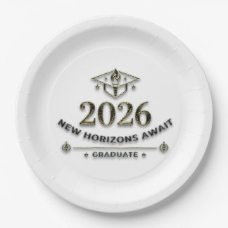 Class of 2026 Paper Plates / Platos Desechables Papieren Bordje