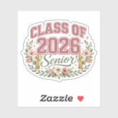 Class of 2026 Senior Stickers | Graduation 2026 (Feuille)