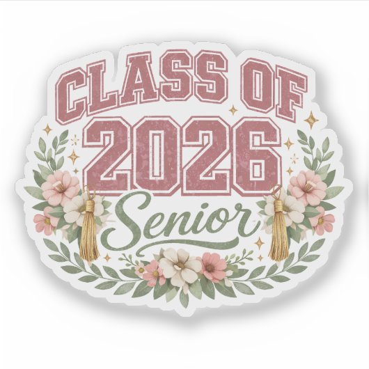 Class of 2026 Senior Stickers | Graduation 2026 (Devant)