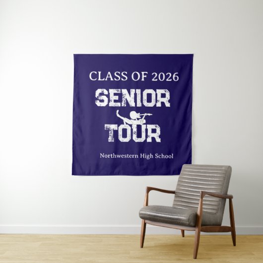 Class of 2026 Senior Tour High School Spirit Wandkleed (In situ)