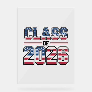 Class of 2026 USA Flag Graduation