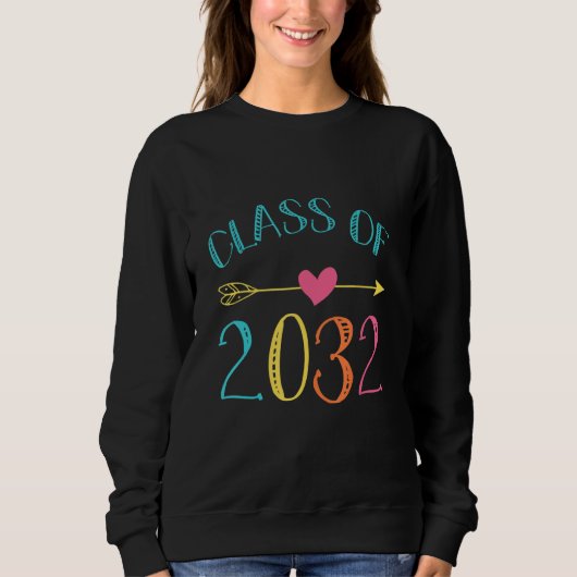 CLASS OF 2032 Grow With Me  100 Days Of School Trui (Voorkant)