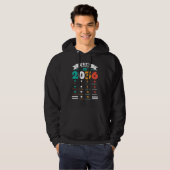 Class of 2036 Senior Students Graduation Back to S Hoodie (Voorkant volledig)