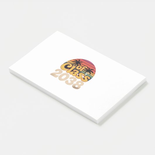 Class of 2038 post-it® notes (Schuin)