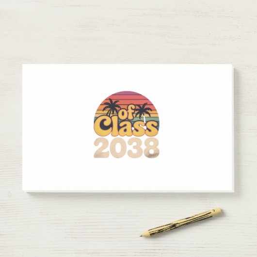 Class of 2038 post-it® notes (Op bureau)