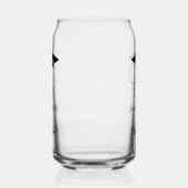 Class of-Custom Year-Name-Phrase-Black Script Blikvorm Glas (Links)