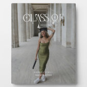 Class Of | Graduation Keepsake Photo Plaque (Devant)