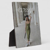 Class Of | Graduation Keepsake Photo Plaque Fotoplaat (Zijkant)
