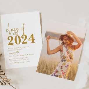 Class of Graduation Party Aankondiging Uitnodigen