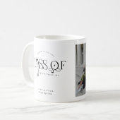 Class Of | Graduation Two Photo Coffee Mug (Devant gauche)