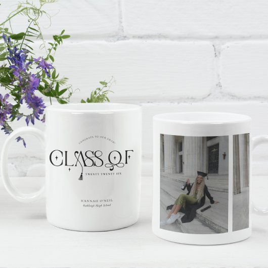 Class Of | Graduation Two Photo Coffee Mug