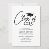 Class of Modern Graduation Invitation (Devant)