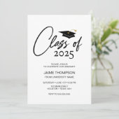 Class of Modern Graduation Invitation (Debout devant)