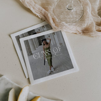 Class Of | Modern Personalized Graduation Photo Servet